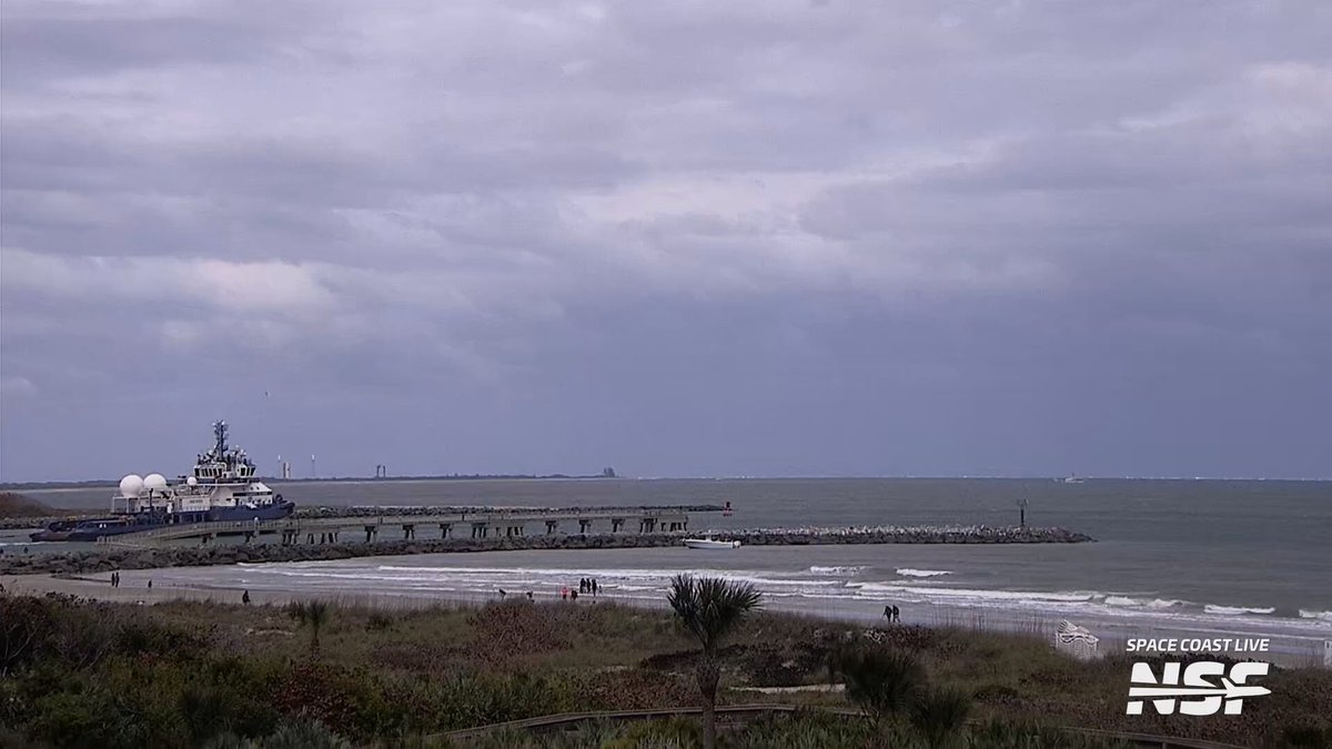 Recovery Ship Jacklyn & Support Vessel Harvey Stone were caught departing Port Canaveral this afternoon on NSF - NASASpaceflight.com Space Coast Live. It feels very early to be preparing for New Glenn-3, so this is likely sea trials/testing. Can you share any insight Dave Limp?