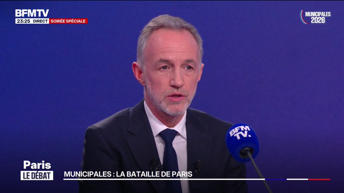 Municipales à Paris: "Je n’ai aucun regret", déclare Emmanuel Grégoire (Union de la gauche) au sujet de son refus d'alliance avec Sophia Chikirou (LFI)