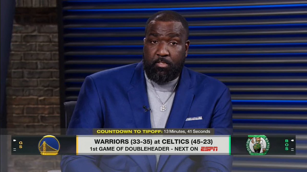 "The man just had a 41 piece, all flats." 🍗🤣 Kendrick Perkins shares his thoughts on Jayson Tatum's impact after returning to the Celtics. Watch Warriors-Celtics NOW on ESPN and the ESPN App 🍿