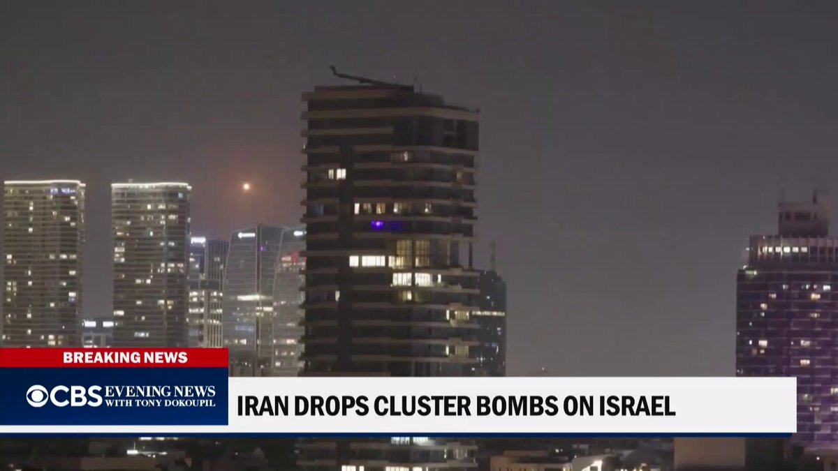 Iran has stepped up its attacks on Israel, reportedly deploying cluster bombs as it retaliates for strikes that killed many of their top leaders.