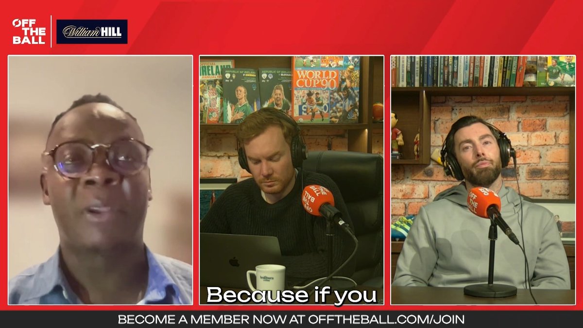 🗣️ 'If a boardroom can overturn the result of every match... we could be heading down a very dangerous path!' Fentuo Tahiru Fentuo believes, regardless of whether a referee decision is incorrect, their decision should remain sacrosanct after the final whistle, in the wake of the #AFCON final being overturned. | ⚽️ The Football Show on Off The Ball with William Hill Ireland.