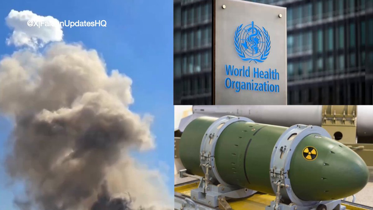 BREAKING 🚨 🇺🇸 🇮🇱 🇮🇷 World Health Organization preparing for possible nuclear fallout amid rising US–Israel tensions with Iran. ☢️ Regional director Hanan Balkhy warns: “Worst-case scenario is a nuclear incident.”