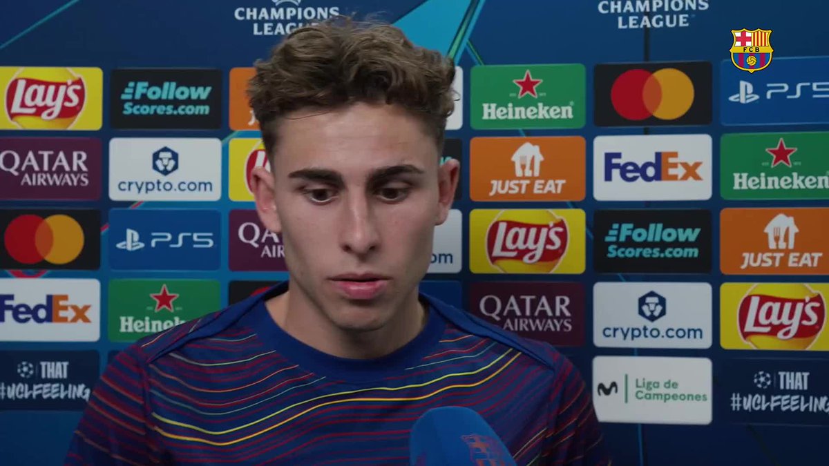 Las sensaciones de Fermín tras la victoria ante el Newcastle 🎙️
