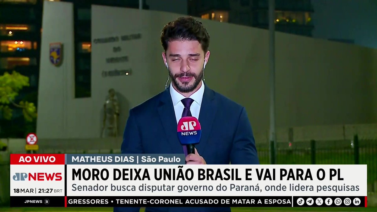 Flávio Bolsonaro rompe com chapa de Ratinho Jr. e deve apoiar Moro 📺 Confira na JP News 👉 #JornalJovemPan