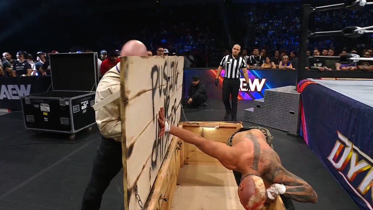 DARBY'S TRYING TO BITE GABE'S NOSE OFF! Watch #AEWDynamite LIVE on TBS &amp; HBO Max
