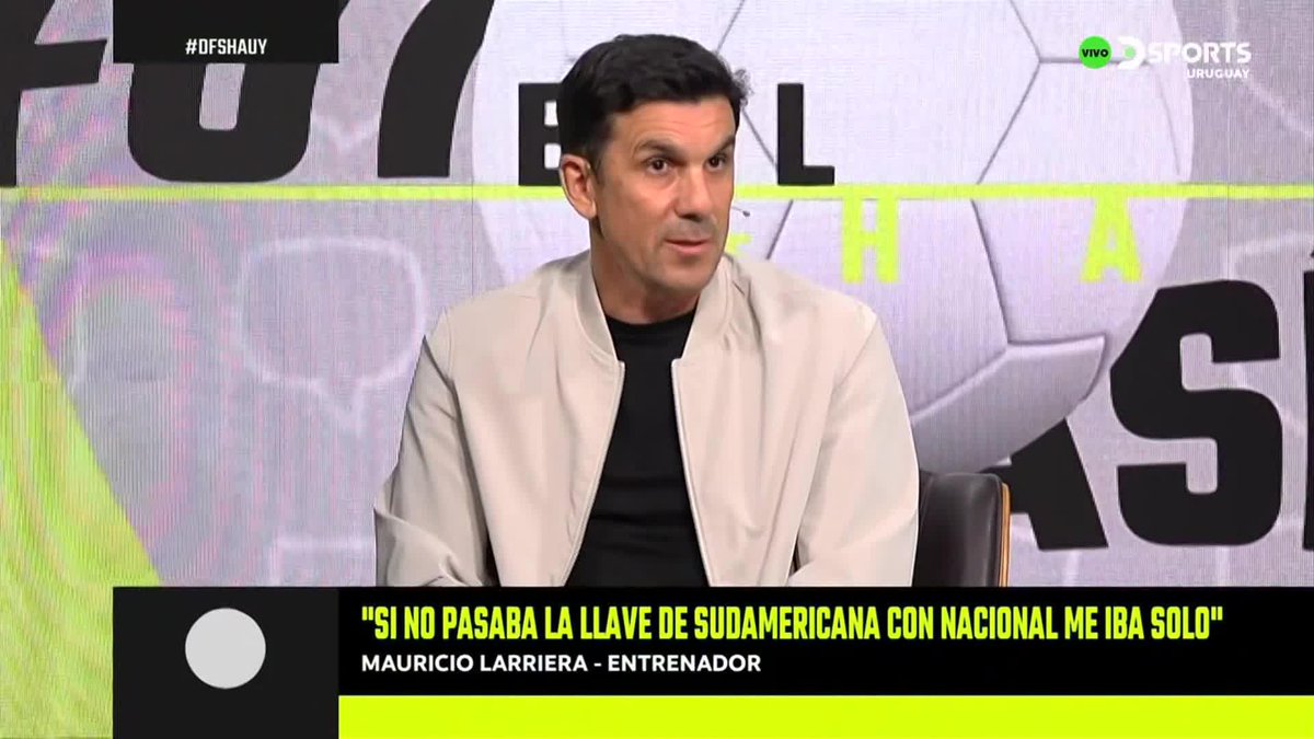 "SI NO PASABA ESA SERIE LE DIJE AL PRESIDENTE QUE NO ME ECHE, QUE YO ME IBA SOLO" 🟡⚫️ 🗣️ Mauricio Larriera recordó la llave de CONMEBOL #SudamericanaEnDSPORTS que disputó con Peñarol ante Nacional. 🎙️ #DFSHAUY