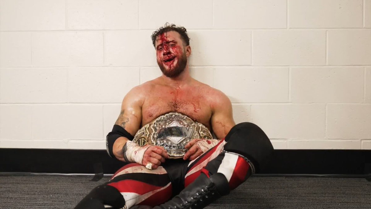 cutting a promo like this after a 46 minute texas death match is crazy one of the best things going on in all wrestling