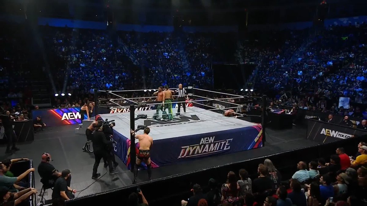 Days after their hellacious battles at #AEWRevolution, Jack Perry and the Matt & Nick Jackson are throwing their bodies at The Invisible Hand Family! Watch #AEWDynamite LIVE on TBS &amp; HBO Max