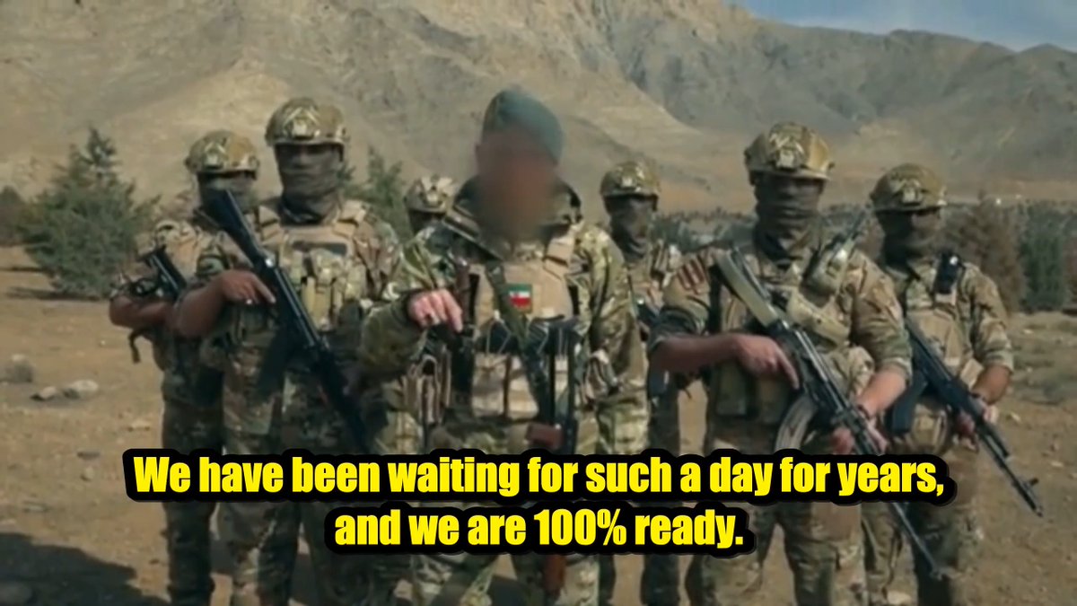 "We have been waiting for such a day for years, and we are 100% ready." A direct, heavily armed message from Iran's military forces against ground invasion just published and FOX News will never show you this