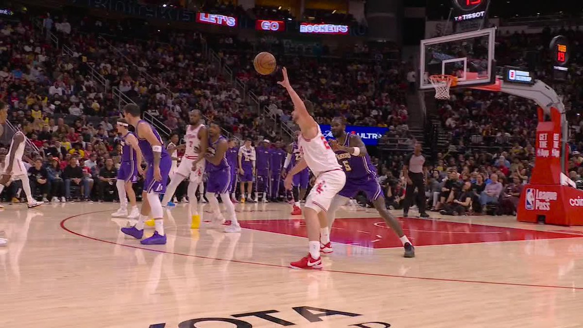 SENGUN TO KD FOR THE DUNK OVER LEBRON‼️ ROCKETS TAKE THE LEAD ON ESPN 👀