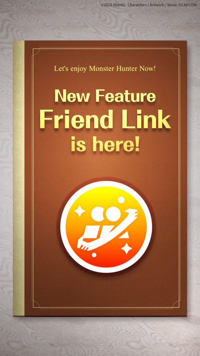 🌎 Friend Link 🌎 Launch Celebration Campaign #MHNow Unlock an offer redemption code with combined 5,000 reposts in EN & JP 🎁 ➤ Friend Link Token ×3 ➤ Paintball ×3 Friend Link lets you hunt with faraway friends ⚔️ Details in the video! #HuntWithFriendLink #monsterhunternow