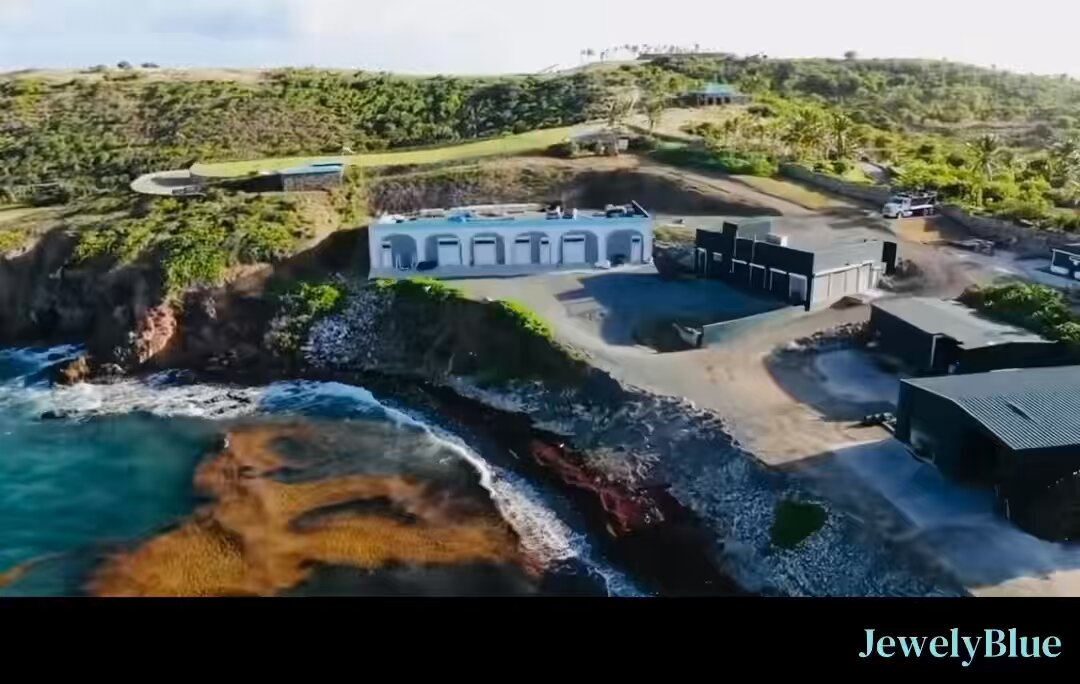 JEFFREY EPSTEIN’S ISLAND🔥 Two buildings on Little St James don’t get much attention, but they should. The doors and arches aren’t real. They’re painted to show depth when it’s actually just a flat exterior. Now ask yourself WHY..