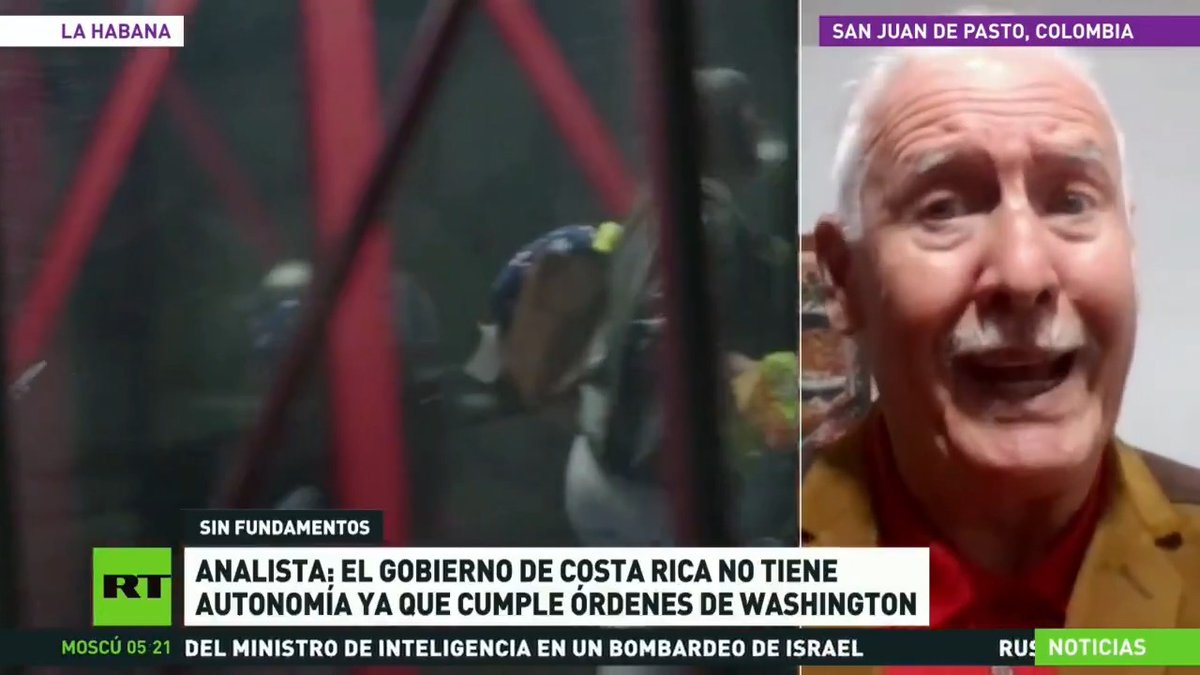🇨🇷 Analista: El Gobierno de Costa Rica no tiene autonomía y sigue órdenes de Washington 🎤 El analista político Carlos Santa María sostiene que los gobiernos de Costa Rica han mantenido una histórica dependencia de Estados Unidos.