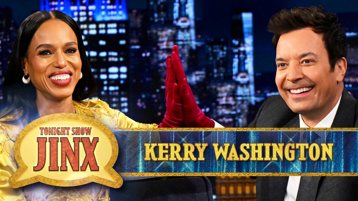 Jinx Challenge w/ Kerry Washington! 🗣️ #FallonTonight