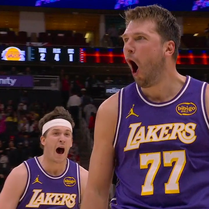 ¡LOS LAKERS CON SU SÉPTIMA VICTORIA CONSECUTIVA! 🔥 🏀 40 puntos, 9 rebotes y 10 asistencias de Luka Doncić y 30 puntos de LeBron James. Final: LAL 124 - HOU 116