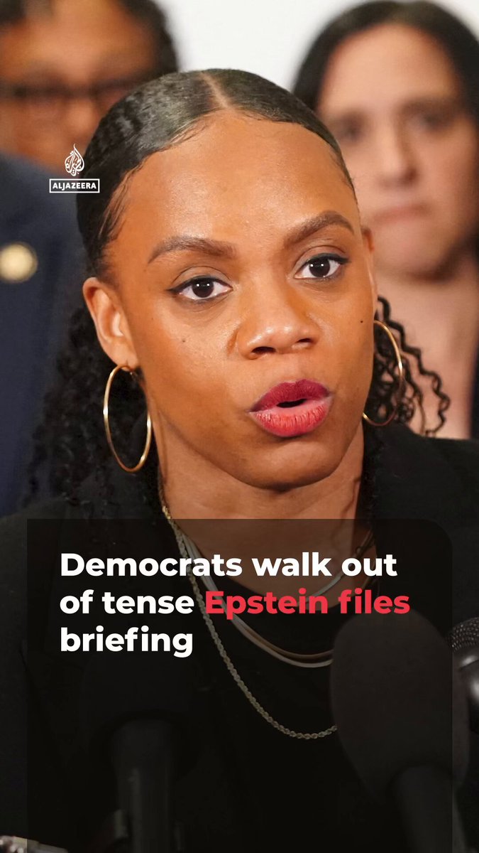 Democrats staged a walkout of an Epstein files briefing by US Attorney General Pam Bondi, saying they would push to question her under oath. They left shortly after Republican James Comer reportedly accused them of wasting time ‘b****ing’.