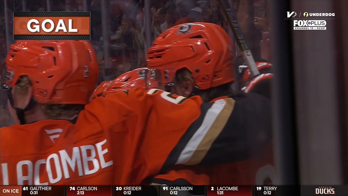 LEO CARLSSON TIES IT LATE FOR ANAHEIM 🤯