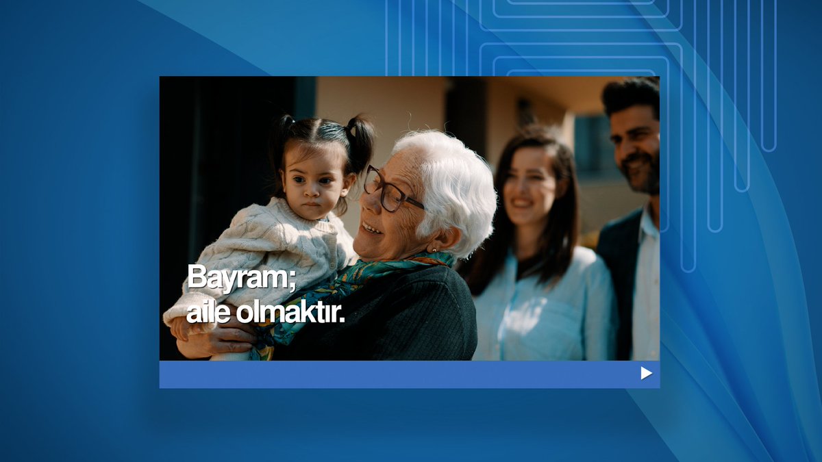 Neşeyle, huzurla, sevdiklerinizle nice bayramlara! Ramazan Bayramımız kutlu olsun. 🍬💙