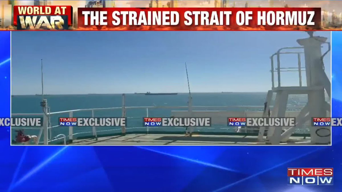 On Cam: Exclusive visuals from the Strait of Hormuz – footage captured from an Indian ship.