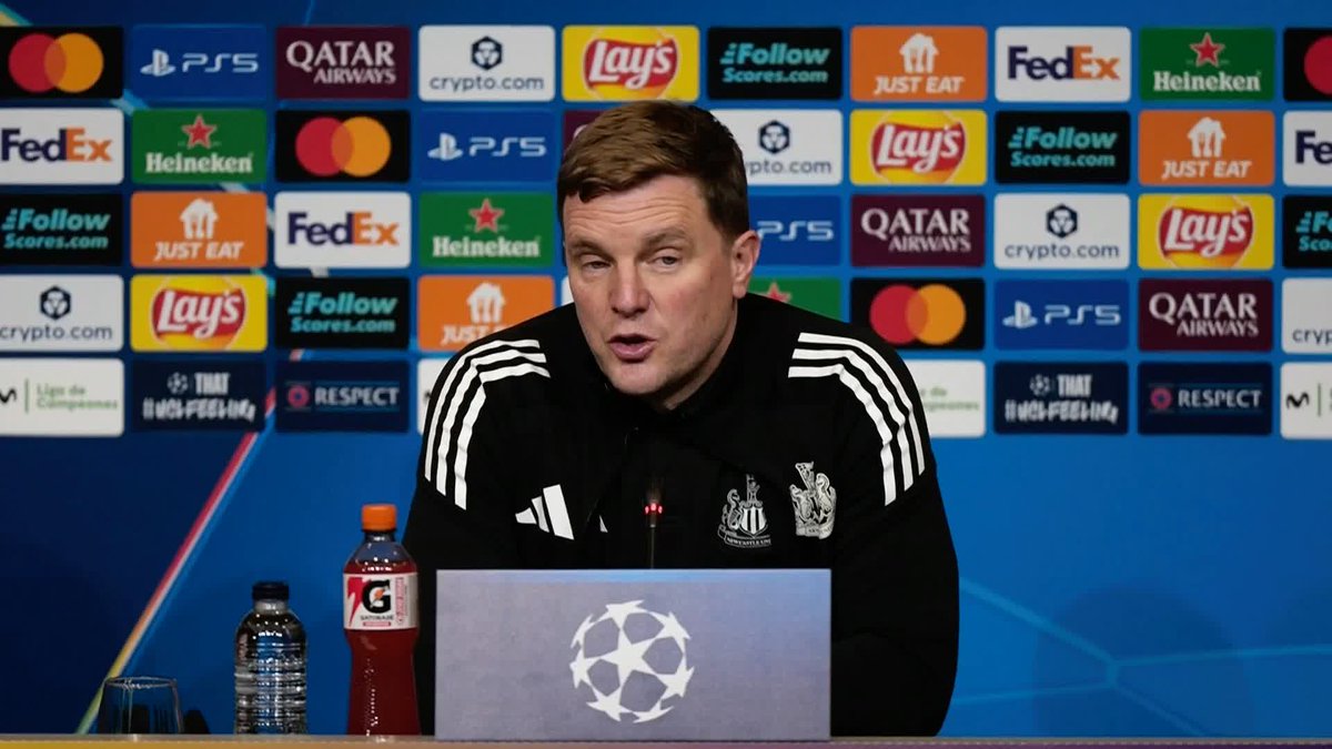 ''I've got no problems picking myself up, it's more the players'' Eddie Howe looks ahead to the Tyne-Wear derby after Barcelona hit seven past Newcastle as they exited the Champions League ❌