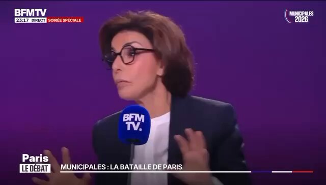 Dati qui regrette la disparition des fontaines aux dauphins - Emmanuel Grégoire : « Vous ne savez pas où sont les fontaines aux dauphins? Vous êtes ministre de la culture et vous ne savez pas où ils sont? - Dati : Non - EG : Elles sont dans les jardins des champs Élysées» Humiliation.