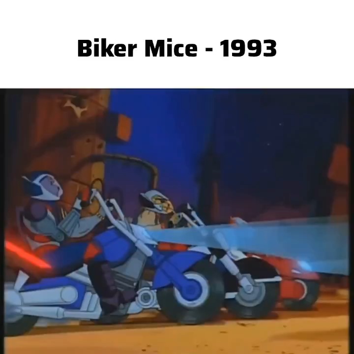 The show is a classic American cartoon series that aired on Nigerian television back in the late '90s and early 2000s. It follows three badass motorcycle-riding mice Throttle, Modo, and Vinnie who escape the destruction of their home planet, Mars, at the hands of the villainous Plutarkians. After crash-landing in Chicago, they take on the same aliens who are now trying to plunder Earth's natural resources. I remember first catching it on NTA as a kid, and I think it also popped up on Silverbird Television around the early 2000s too. Were you there for those epic Saturday morning episodes?