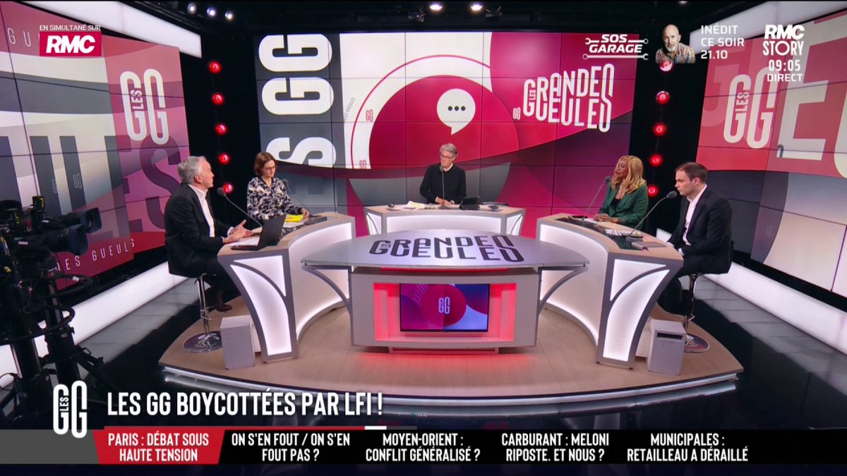 🔴 LFI boycotte Les Grandes Gueules 🗣️ Les explications de Olivier Truchot: "La France insoumise nous soumet à un chantage depuis une question posée par l’un de nos confrères. Nous ne céderons pas à ce chantage, qui est complètement inadmissible." #GGRMC