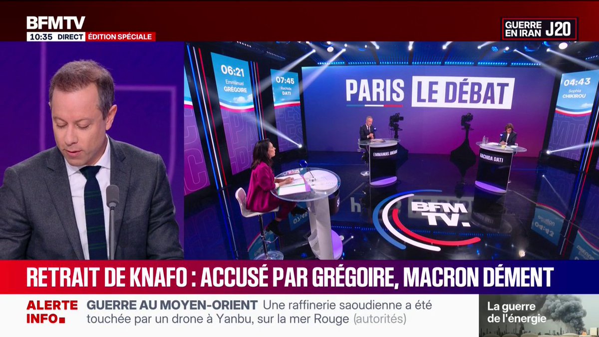 💬 "Je vous souhaite une excellente défaite" ➡️ Sarah Knafo réagit aux accusations d'Emmanuel Grégoire affirmant qu'Emmanuel Macron est "intervenu" pour "aider" à son retrait à Paris