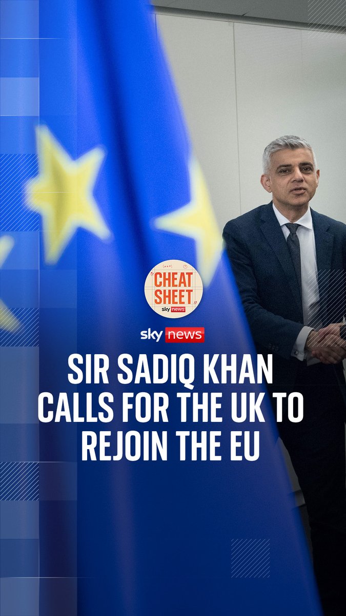 Mayor of London Sir Sadiq Khan has called for the Labour Party to promise to rejoin the EU at the next general election. Sophy Ridge and Kamali Melbourne discuss what this shows about Sir Keir Starmer’s government. Listen here: