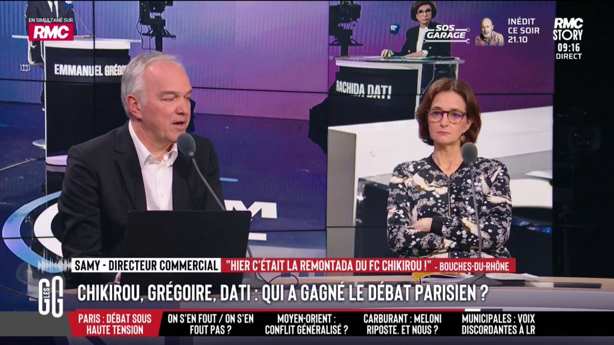 Un auditeur de RMC 🗣️ « c’était la remontada de Chikirou hier soir… Elle maîtrises ses dossiers, face à un Emmanuel Grégoire qui essayait de faire oublier qu’il était au manettes » Même RMC ne peut pas le contredir e c’est terrible pour eux 😂😂😂