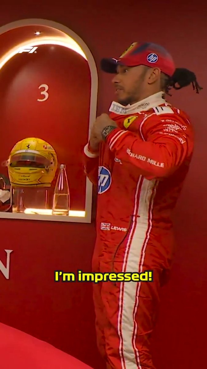 27 races on from his last visit, Lewis was pleasantly surprised by the upgraded Cooldown Room 🤩 #F1 #ChineseGP