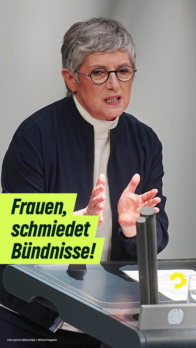 Frauen haben ein Recht auf Gleichstellung, auf Würde, auf Macht, auf Einfluss, auf gleichen Lohn für gleichwertige Arbeit &amp; auf ein selbstbestimmtes Leben. Davon sind wir noch weit entfernt. Deshalb kämpfen wir im Bundestag für echte Gleichstellung – an jedem Tag.
