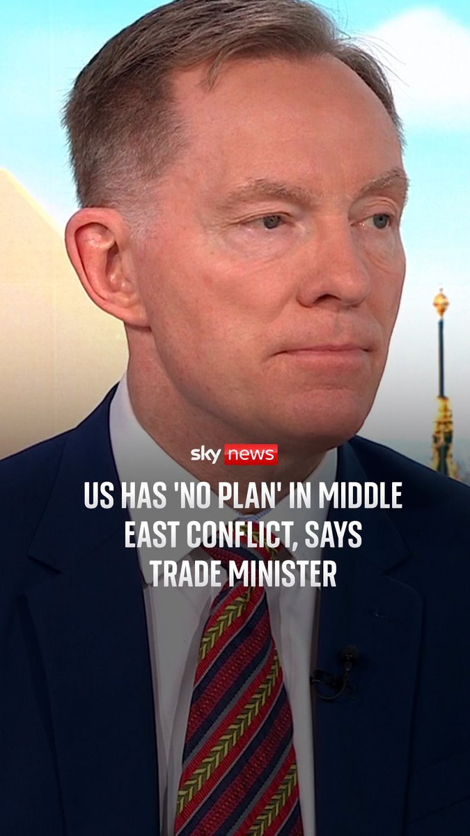 In an interview with Sophy Ridge on Mornings, Trade Minister Sir Chris Bryant said he doesn't know what the US plan is in the Middle East and reiterated the government's position of not sending British troops to the region Read more: