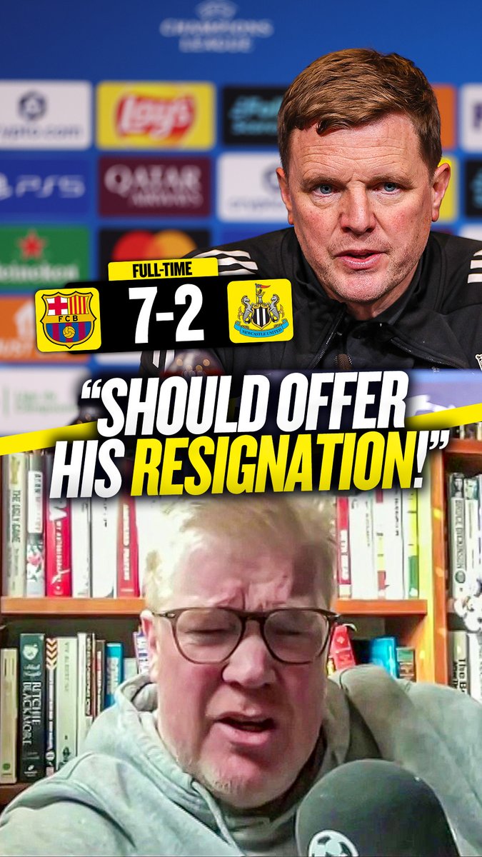 😳 Adrian: "Howe should offer his resignation!" 😡 Newcastle fan: "I've never heard so much drivel and nonsense!" Adrian Durham had a shocking suggestion for #NUFC's Eddie Howe after their thrashing at Barcelona! 👀 But one caller wasn't happy with what Ade had to say... 😅