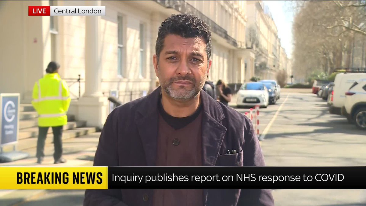 BREAKING: The UK COVID-19 Inquiry has found that the country's healthcare systems "came close to collapse" during the pandemic. Our health correspondent @AshishSkyNews has the latest ⬇️ Read more 🔗 📺 Sky 501, Virgin 602, Freeview 233 and YouTube