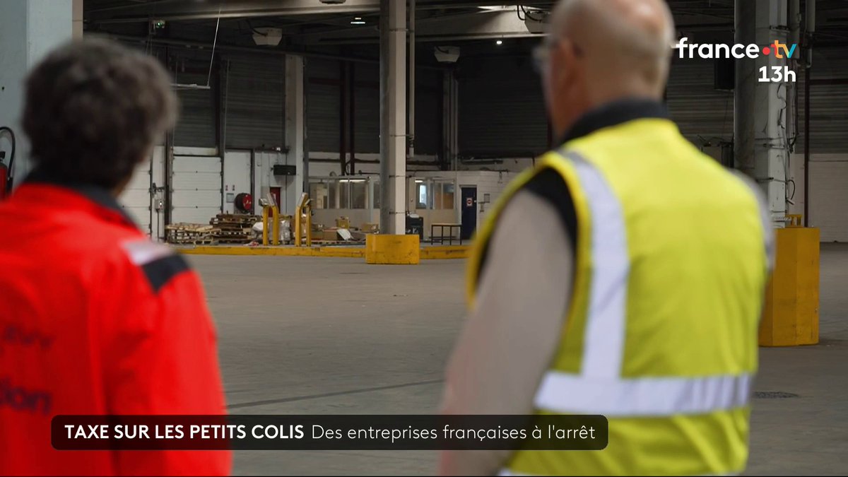 Des entrepôts vides et des patrons d'entreprises dépités, c'est l'une des conséquences de la taxe sur les petits colis entrée en vigueur le 1er mars. La filière logistique française a vu, en quelques jours, son activité s'effondrer. #JT13h