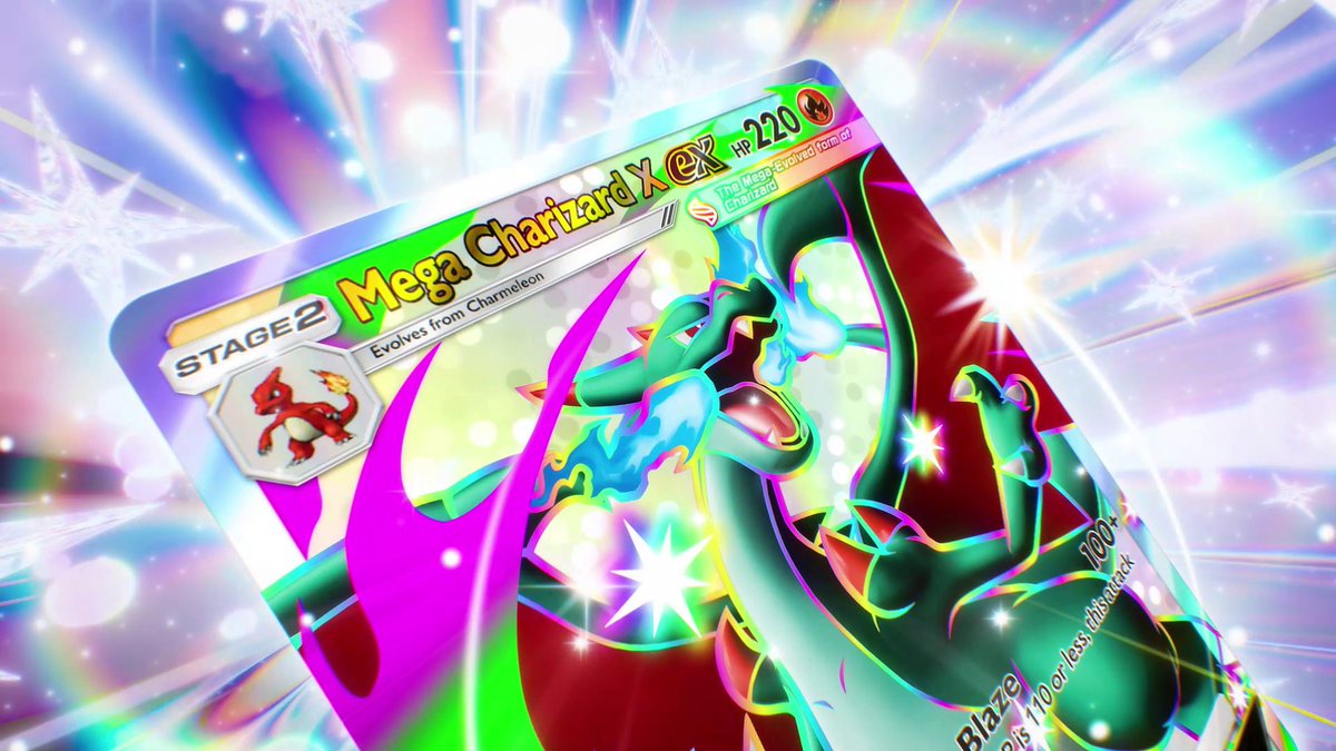 Keep your shades handy, you're going to need them 🕶️ The newest #PokemonTCGPocket expansion will #MegaShine bright starting next week. ✨