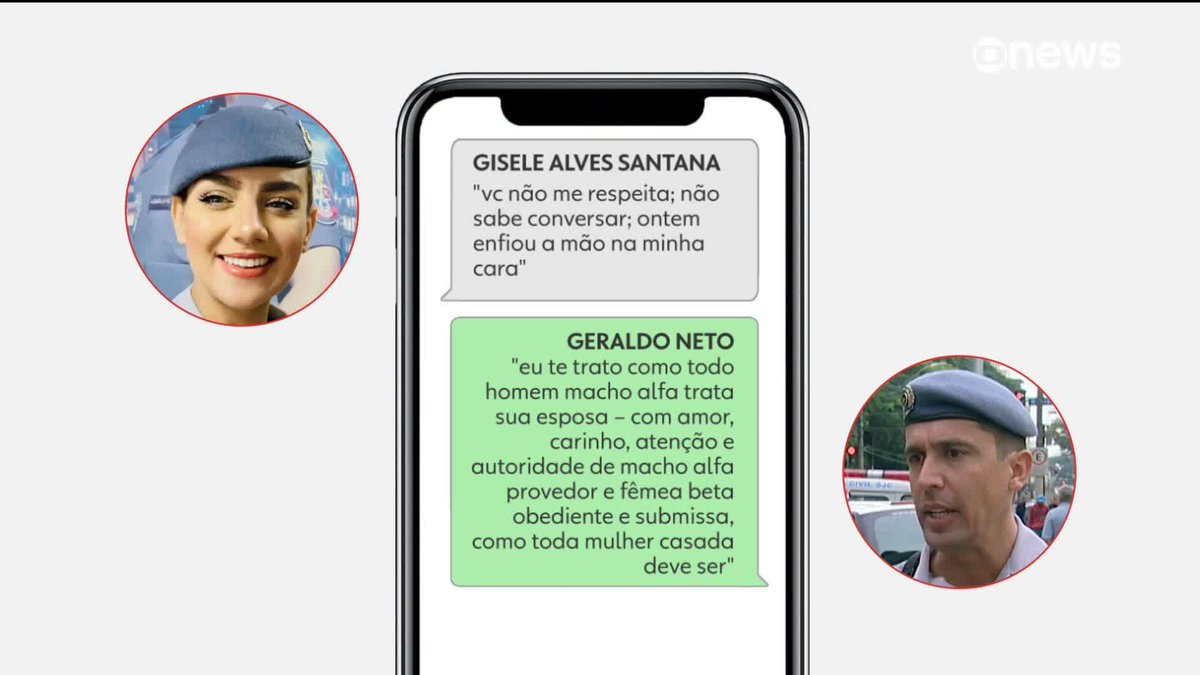 Tenente-coronel acusado de matar esposa dizia ser 'macho alfa' e cobrava que ela fosse 'fêmea beta obediente e submissa'; veja mensagens. ➡️ Assista à #GloboNews: #ConexãoGloboNews