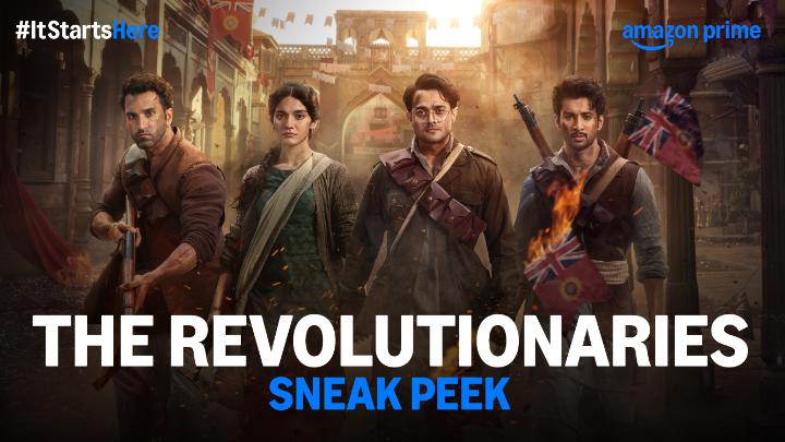 The Revolutionaries: Born in the shadow of 1857’s failure, four young bloods driven by a mad passion for justice, liberty and freedom, set out to challenge the British Raj, with guns in their hands and rebellion in their hearts, they awaken a sleeping nation, and set out to do the unthinkable. #PrimeVideoPresents #TheRevolutionariesOnPrime #ItStartsHere