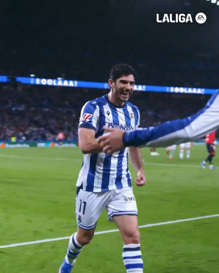 𝐆𝐎𝐋𝐀𝐂̧𝐎𝐒 GUEDES. 💙 LALIGAHighlights | Real Sociedad Fútbol