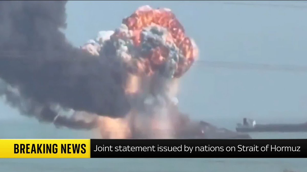 BREAKING: A joint statement has been released by the UK, France, Germany, Italy, the Netherlands and Japan condemning "recent attacks by Iran on unarmed commercial vessels in the Gulf". Sky's @JonCraig reports ⬇️ Read more 🔗 📺 Sky 501 and Virgin 602