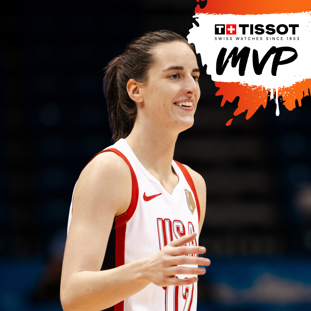 Led the tournament in assists per game, helped USA 🇺🇸 to a perfect record ❤️‍🔥 Caitlin Clark brings home her second TISSOT MVP with USA Basketball 🇺🇸 #FIBAWWC x #WeOwnTheGame
