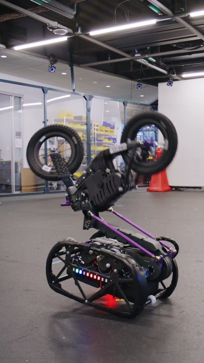 It was great to see our name amongst the other “AI Native” companies during @Nvidia’s #GTC keynote. NVIDIA Isaac™ Lab helps us train reinforcement learning policies that enable the UMV to drive, jump, flip, and hop like a pro!