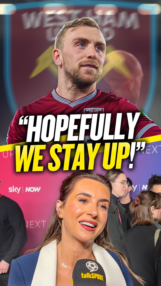 🤞 "Hopefully we stay up!" 🇺🇸 "I'd love him to get a call up!" Dani Dyer discusses West Ham's current form and Jarrod Bowen's chances of a World Cup call-up!