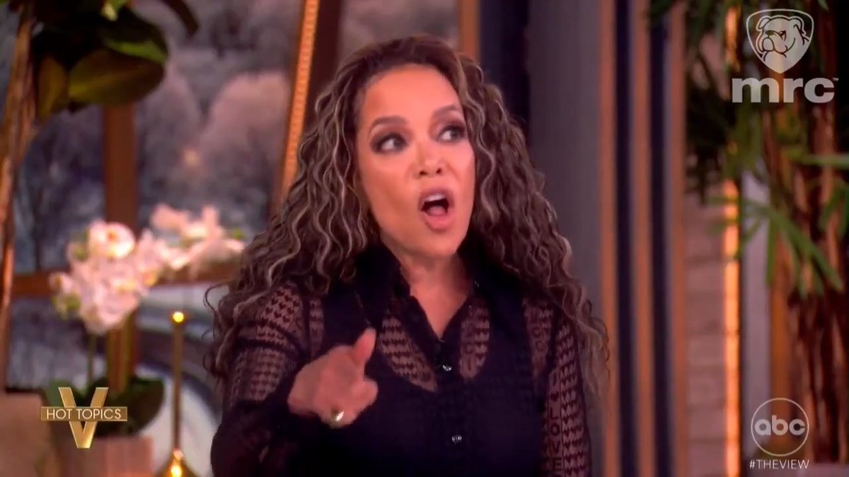 Sunny Hostin rages about the war in Iran on The View… She says the funding should go to all the Democrat massive fraud programs like housing and childcare… She’s doing her best to get that money back for her money laundering friends.