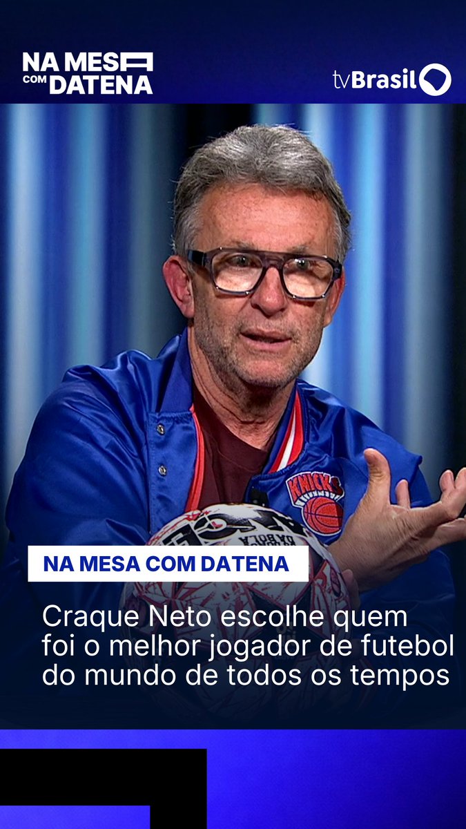 O Craque Neto não é um herege. O Craque Neto sabe bem qual foi o maior jogador de futebol brasileiro surgido depois de Pelé.