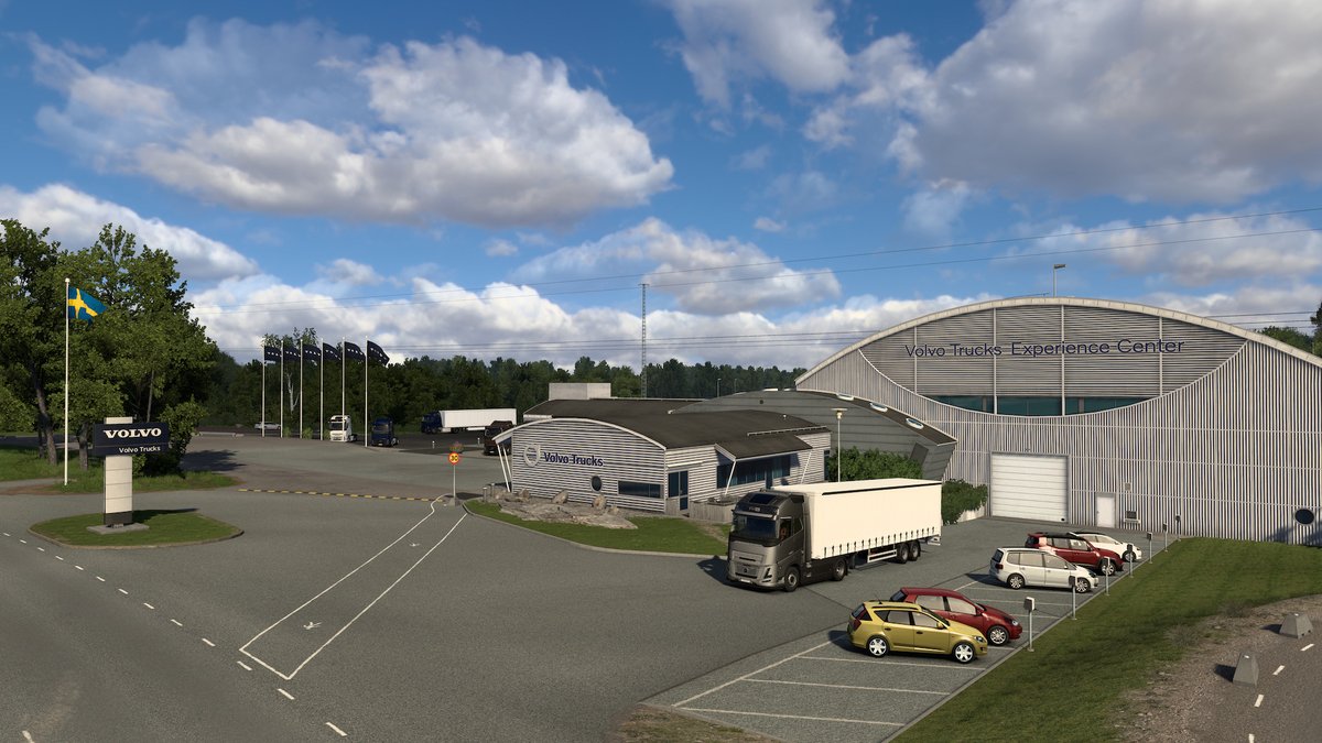 Put your truck to the test 💪 In the upcoming 1.59 update for Euro Truck Simulator 2, you’ll be able to visit the Volvo Trucks Experience Centre in Gothenburg, Sweden, which has been recreated almost entirely at a 1:1 scale 🇸🇪 See more on our blog: