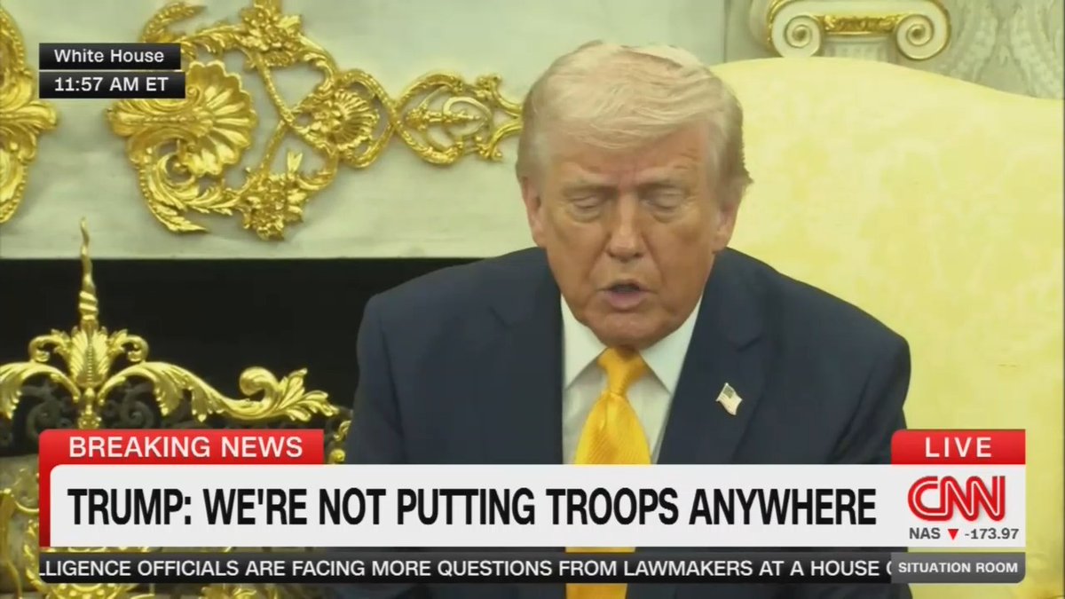 Trump on Iran: "I wanted to put out that fire and I said, 'You know, if I do that, oil prices will go up. The economy will go down a little bit.' I thought it would be worse, much worse actually. ... It's not that bad"