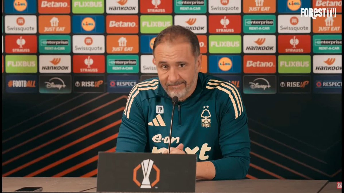 "The Europa League is important, but the Premier League is very important for the club" 🗣️ Nottingham Forest manager Vitor Pereira insists he is already looking ahead to Sunday's Premier League fixture against Spurs 🌳