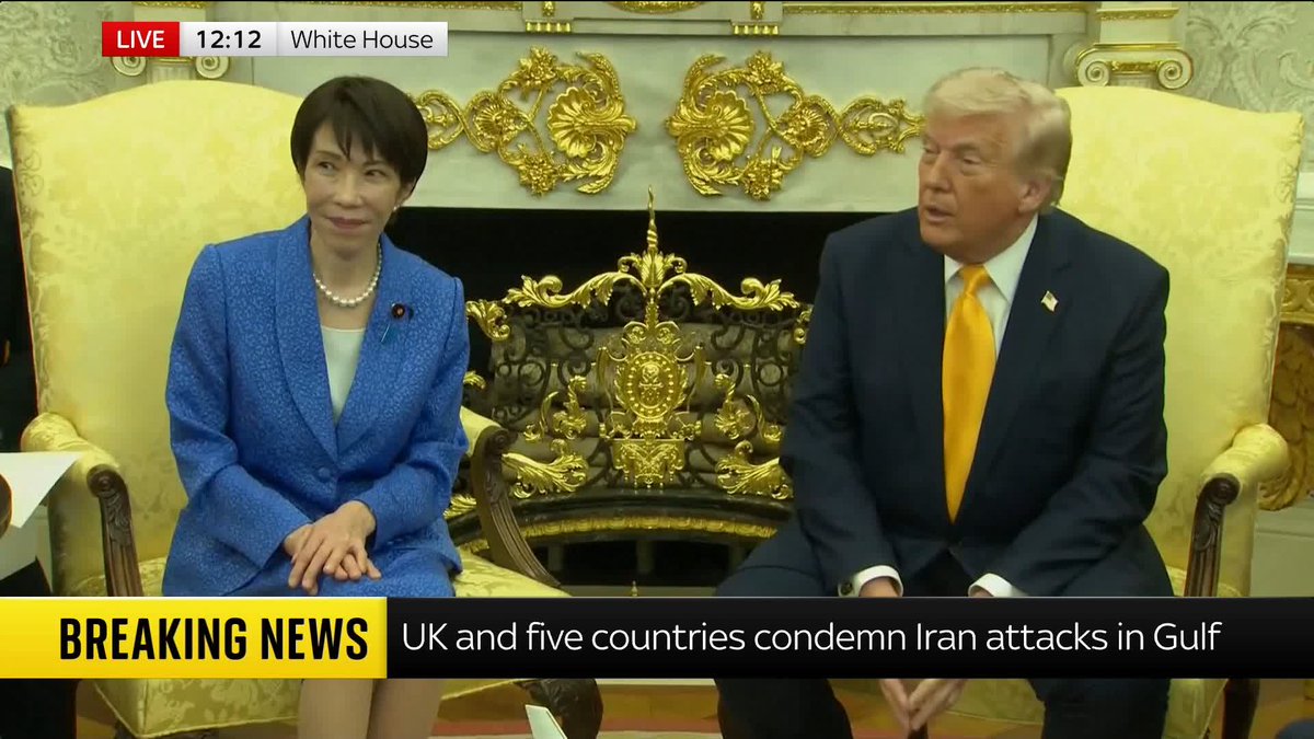 "Why didn't you tell me about Pearl Harbour?" Donald Trump replies to a reporter, after he is questioned about why he did not tell U.S. allies about his plan to strike Iran, during his meeting with Japan's PM Read more: 📺 Sky 501 and YouTube